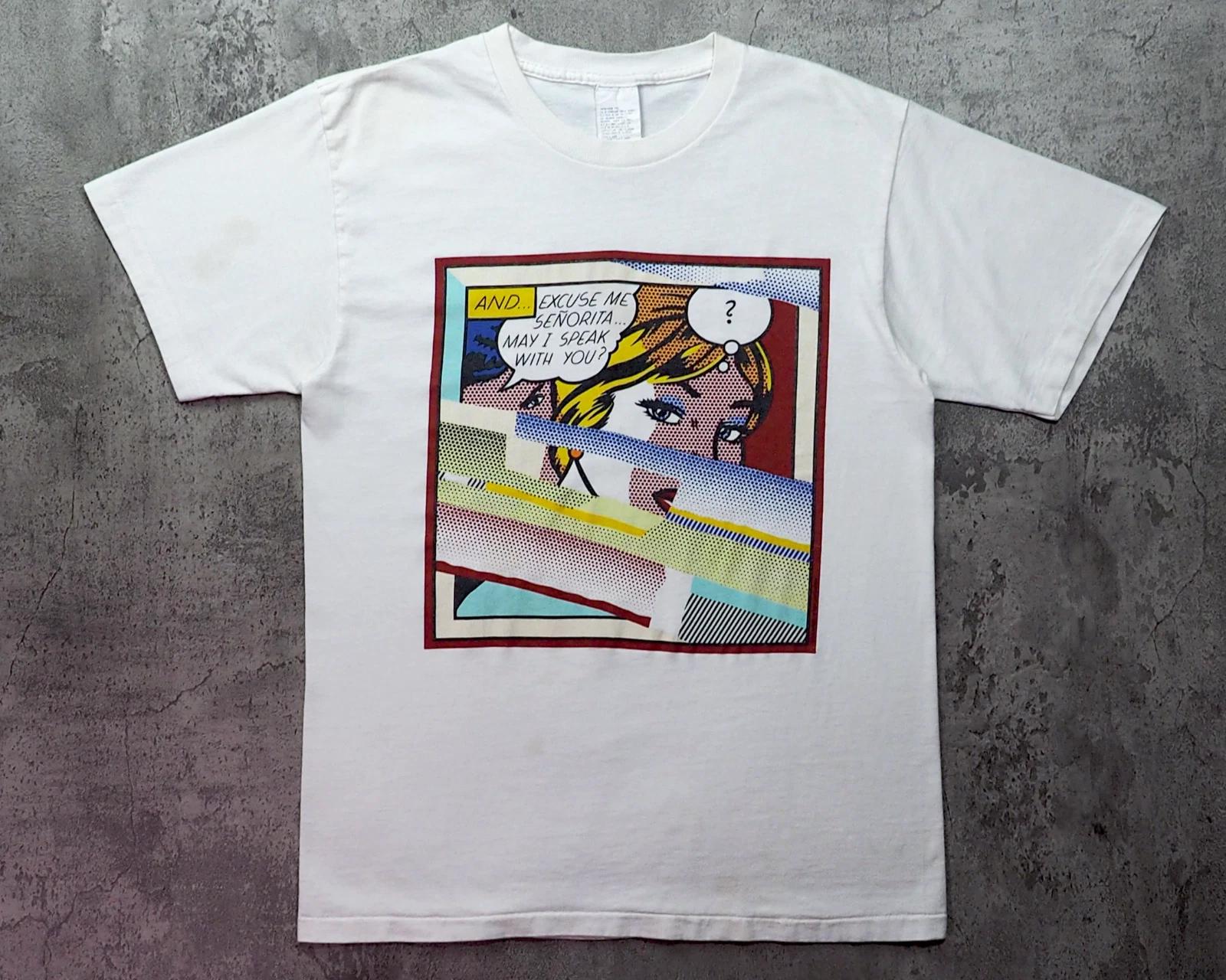 

VIntage 1990s Roy Lichtenstein Reflections On Senorita Size M 4XL