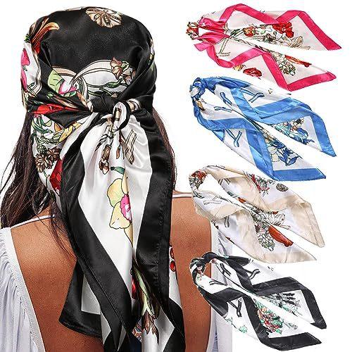 Silk Square Scarves 90 Square Scarves Headscarves Printed Silk Scarves Spot Single Price