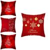 Eleganter Weihnachtsroter Kissenbezug Superweicher Kissenbezug für stilvolle Sofadekoration