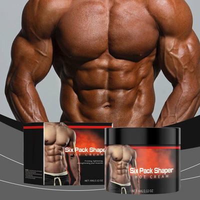 Crème pour renforcer les muscles du corps entier, crème pour compresses chaudes renforçant la croissance musculaire, crème chaude pour modeler le corps, crème pour brûler les brûlures abdominales