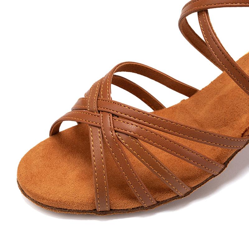 Fashion Latin Dance Shoes Waltz Jazz Latin Indoor Dance Shoes  Women Girls Professional Medium Heeled Ball Party Dance Shoes Heeled 5CM