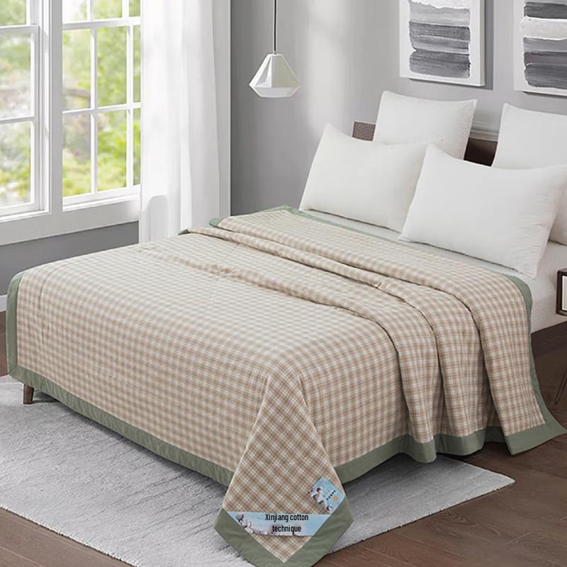 Faunen 100% Xinjiang Cotton Breathable Summer Quilt