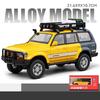 1/24 Toyota Land Cruiser LC80 Advanture Camping SUV Toy Car Diecast Metal Alloy Miniature Model Collection Gift for Boy Children