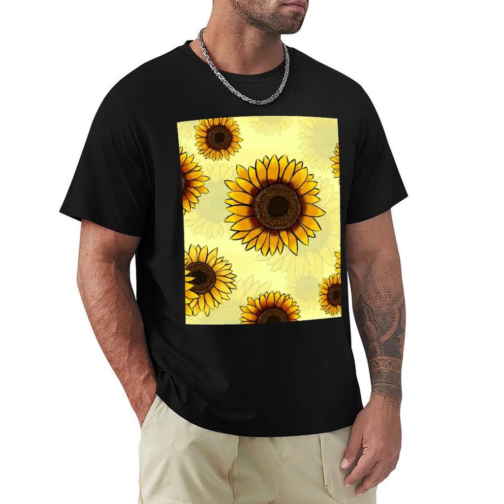 Sunflowers Tshirt Vintage Style Printed Top