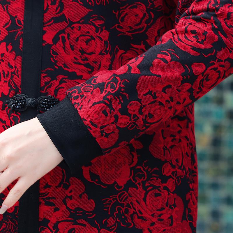 2025 Autumn Fashionable Long-Sleeve Casual T-Shirt for Middle-Aged & Elderly Women