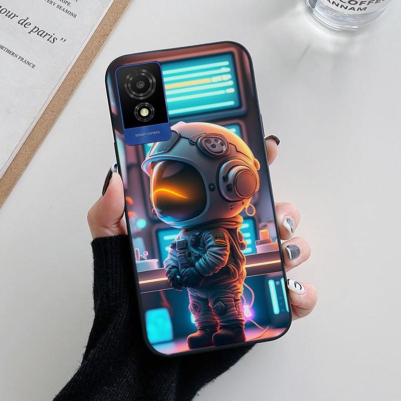 For TCL 501 Case Fashion Soft Silicone Back Cases for TCL 501 T433D Phone Cover TCL501 etui Fundas