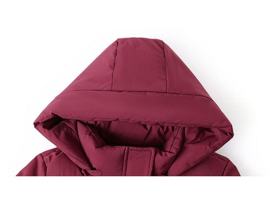 70-Year-Old Mom's New Style Hooded Winter Cotton Jacket: Thick, Warm, and Padded for Middle-Aged and Elderly Women