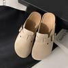 Fashion 2025 Women Suede Clogs Slippers Soft Insole Sandals with Arch Support Shoes Outdoor Beach Suede Clogs Slippers Slides for Men