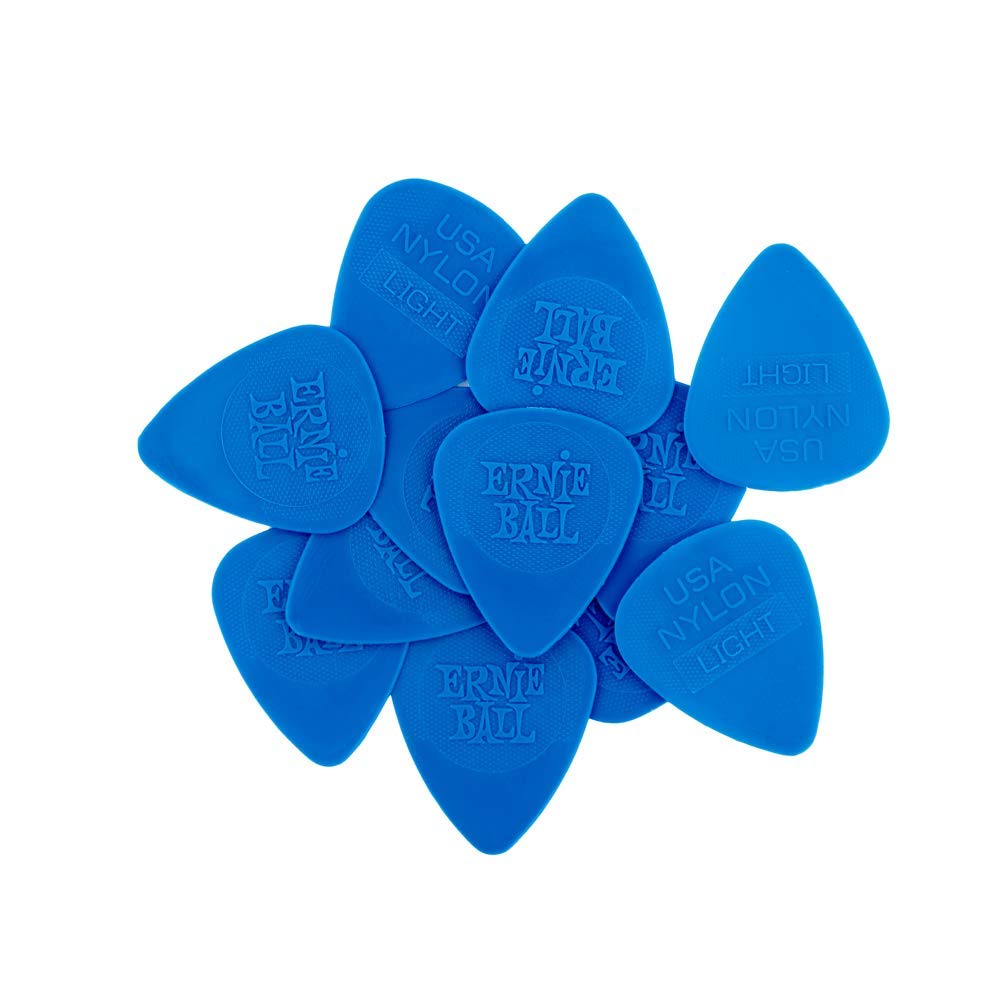 

ERNIE BALL 9135 Guitar Pick Teardrop Thin Nylon 12 Pieces Pack [Genuine Product] 0.53mm