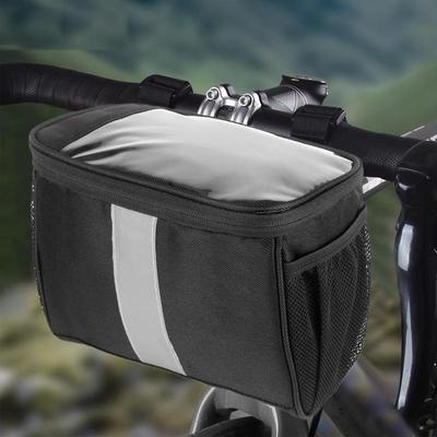 Lenkertaschen für das Radfahren Große Kapazität Wasserdicht Fahrrad Fronttasche Mountainbike Straßenrad Organizer Aufbewahrungstasche Pack für Frauen