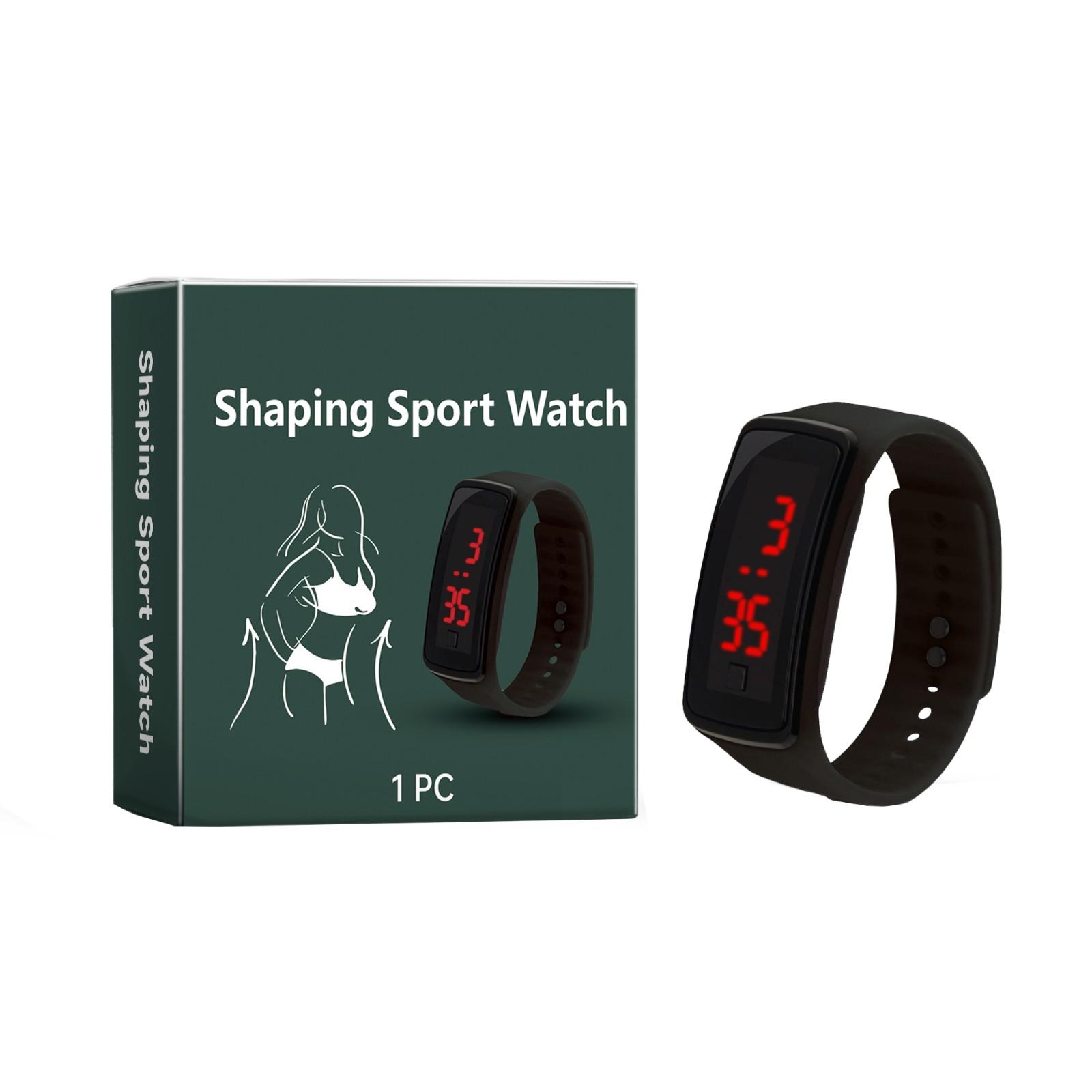 

Спортивный браслет на открытом воздухе Электронные часы Спортивные часы One Size чёрный