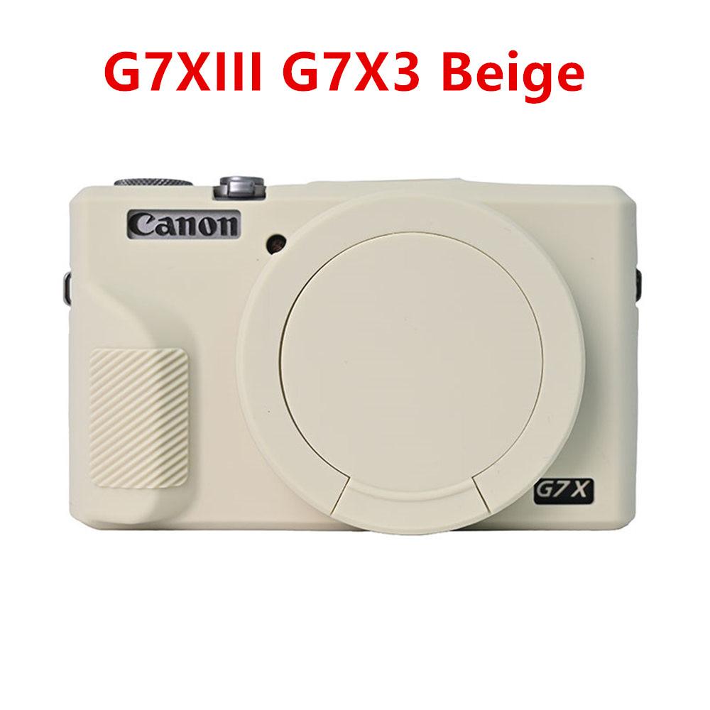 G7XII G7XIII Weiche Gummi Silikonhülle Für Canon PowerShot G7X Mark II III G7X2 G7X3 Panzer Gehäuseabdeckung Skin Mit Objektivschutz