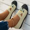 Fashion New European and American Large-sized Ethnic Style Embroidered Mesh Breathable Lightweight and Comfortable Flat Shoe for Women