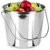 Food Grade Stainless Steel Metal Gastronomic Bucket for Food 12L