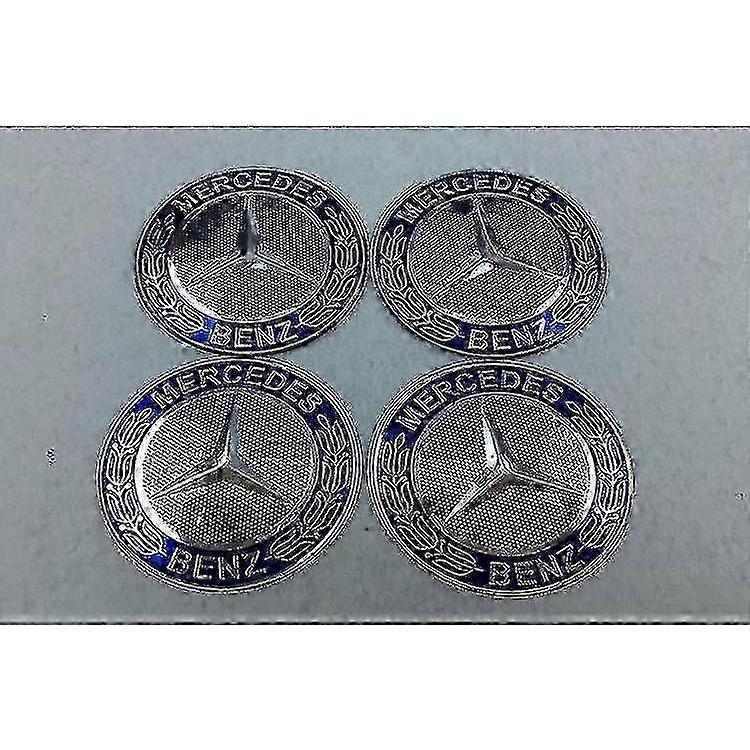 New Arrival Modified Hub Sticker: 65mm Hub Center Cover Sticker for Land Rover - Pack of Four Black Items