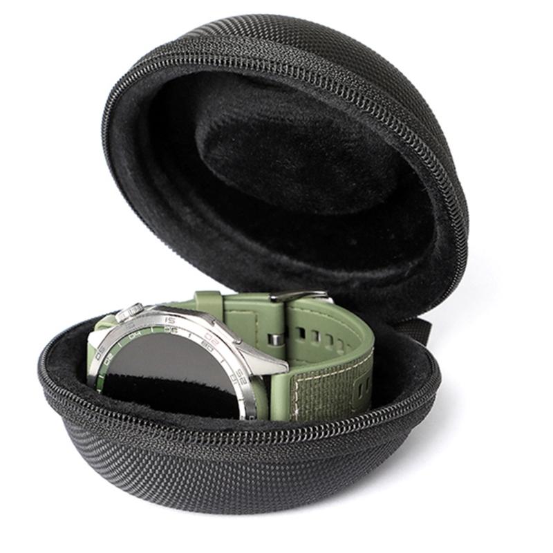 Portable Watch Storage Box Waterproof Unique Travel Carrying Case Bag With Soft Lining Fit for Smartwatch Wristwatch Box