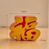 Chinese Happiness Crafts Character Home Bedroom Decor Engagement Sculpture DIY Exquisite