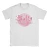 Pink Moon Men's T Shirt Buffys The Vampire Slayers Casual Tee Shirt Short Sleeve Round Neck T-Shirt Cotton Graphic Clothes
