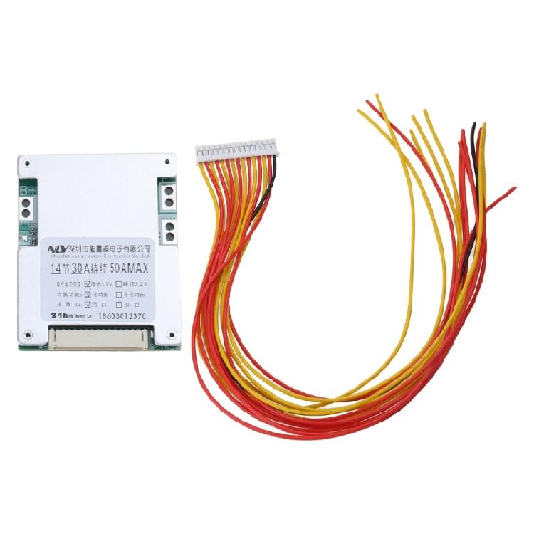 Bateria do Płyty Ochronnej z Balansowaniem 14S 48V 30A BMS- Płyta PCB do Domu