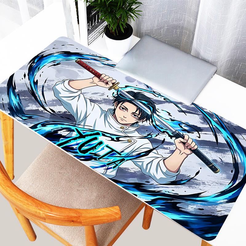 Large Gaming Mouse Pad Jjujutsu Kaisen Keyboard Mat Anime Carpet Gamer Extended Desk Mat Rubber Computer Mousepad For Best Gift