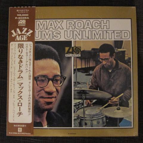 

LP Record MAX ROACH - Drums Unlimited P6035A ATLANTIC 1971 Japan Jazz
