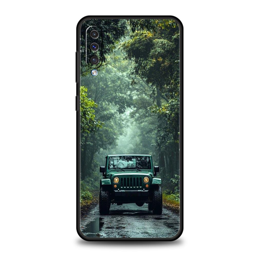 

Phone Case For Samsung A56 A36 A26 A24 A12 A14 A16 A50 A70 A20E A22 A40 A34 A54 A42 A52 5G A04s A06 Cover Forest Travel Vehicle Galaxy A70