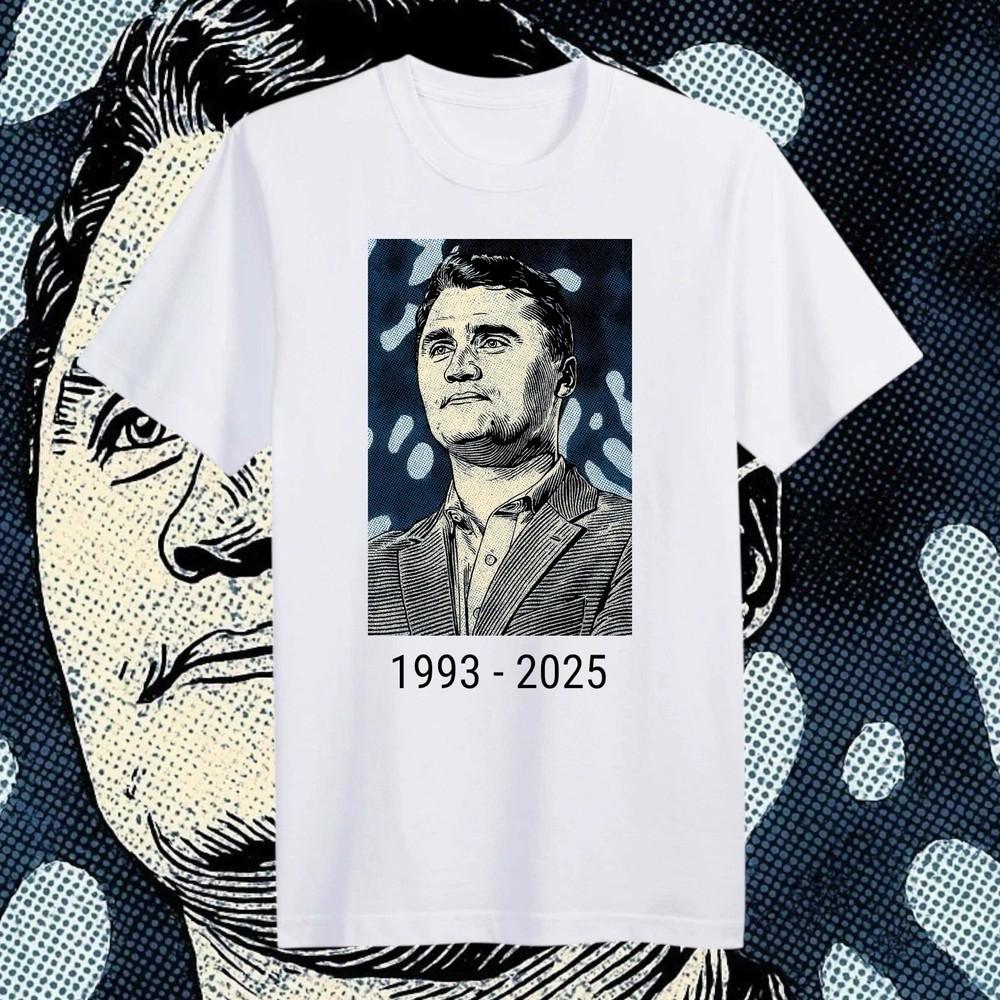 Charlie Kirk Memorial T Shirt Rest In Peace RIP  , RIP Charlie Kirk T-Shirts Unisex T-Shirt XL