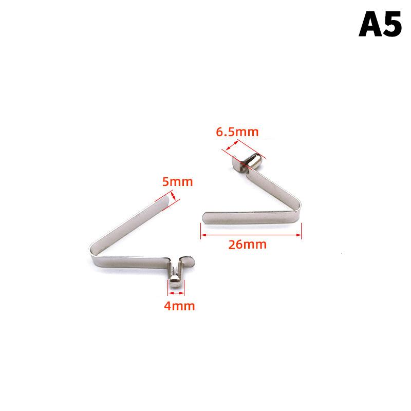 10 Bucăți Blocare V Snapshot Placă Paletă Caiac Stâlp Cort Buton Simplu/Dublu Clips cu Arc de Poziționare Flocat 3-5Mm