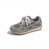 Leather~ Spring new sub-lace-up sports and leisure shoes flat-bottomed retro mesh breathable women's shoes