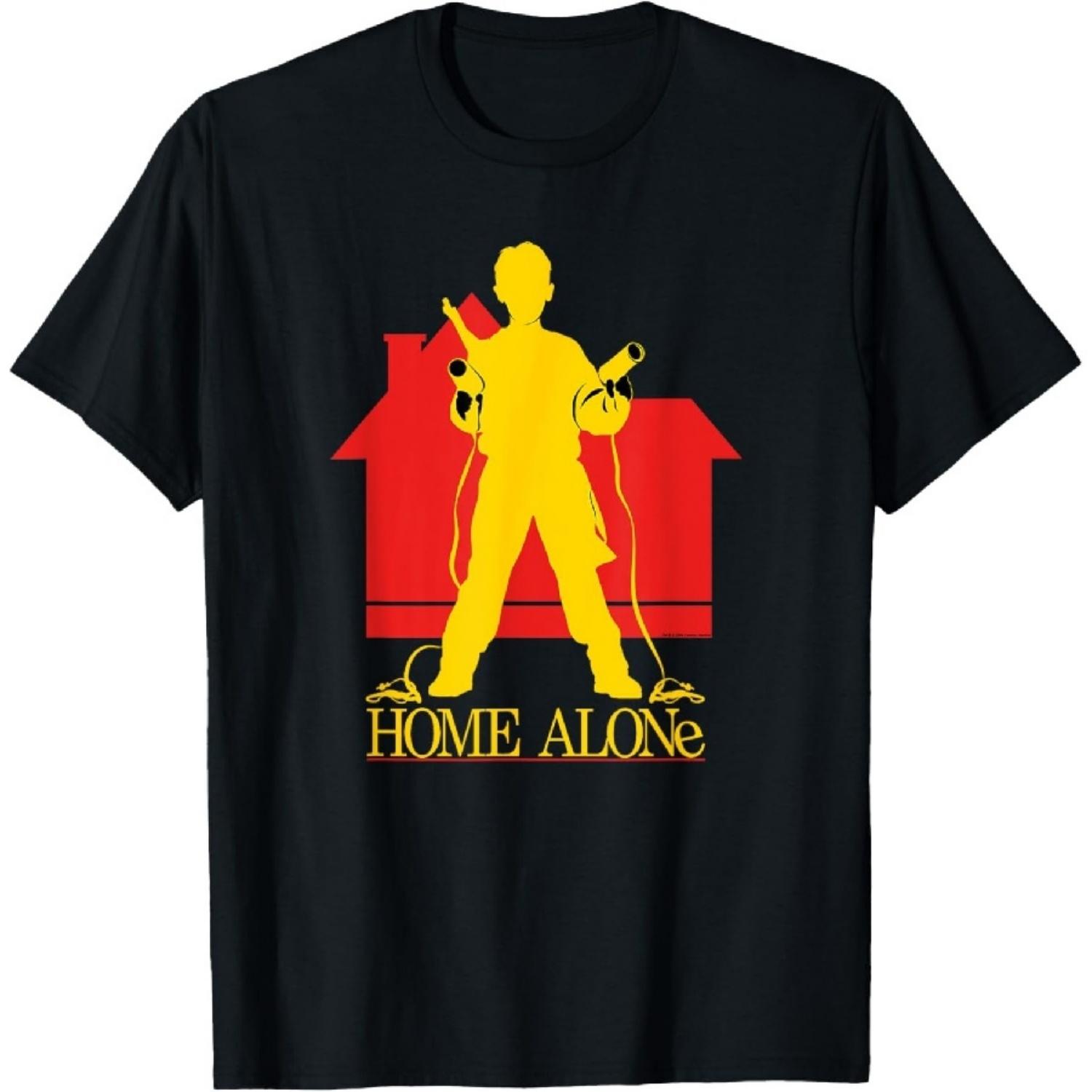 Home Alone Kevin McCallister Silhouette House Logo Retro T-Shirt XXXXXL разноцветный