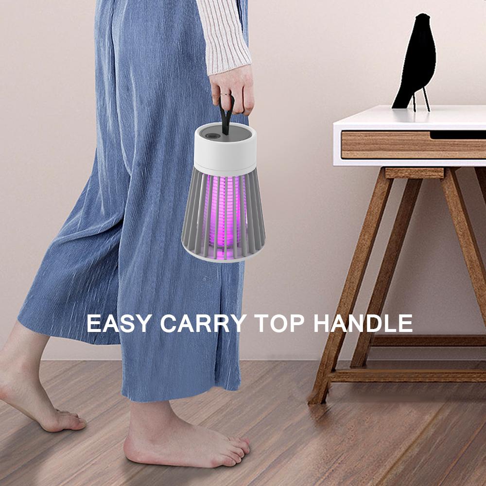 Mosquito Trap Zapper Portable Mosquito Killing Lamp Electric Mosquito Lamps Rechargeable Electronic Insect Attractant Trap