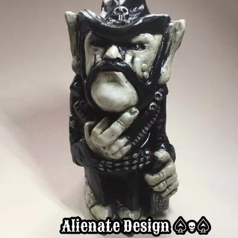 Middle Finger Posture Cowboy Musician Resin Craftsmanship Horticultural Ornament For Party Gift And Home Display