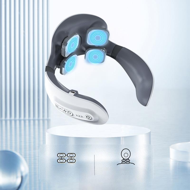 Vertebra Massager Fashion Hot Compress Shoulder and Neck Relaxation Neck Protector Multifunctional Home Intelligent Cervical Vertebra Massager