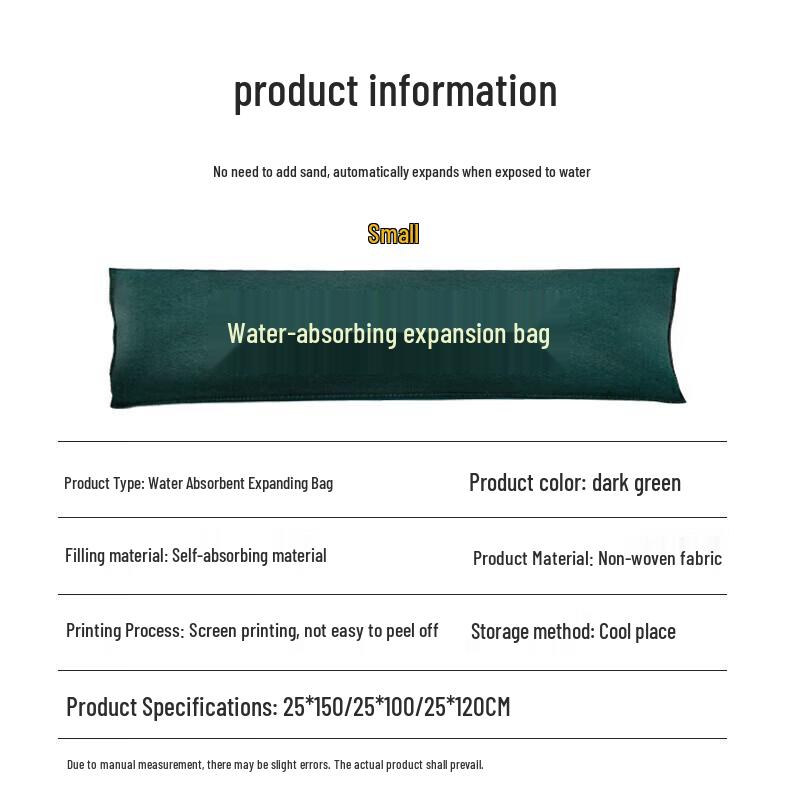 JIAQILI Drawstring Water-Absorbent Flood Barrier Bags