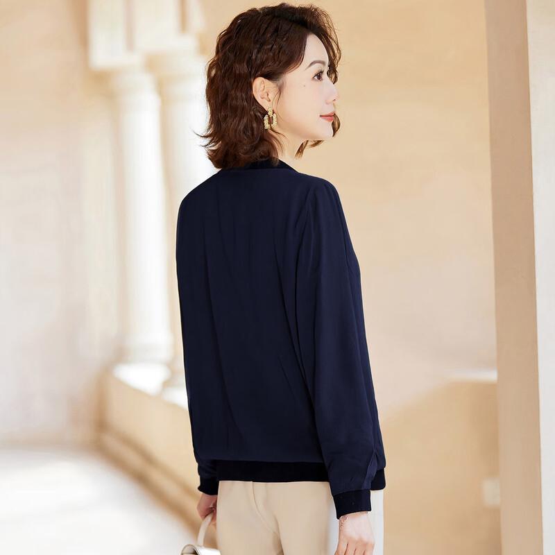 Pasite Damen Freizeit Stretch Baseballkragen Jacke