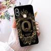 For Xiaomi Redmi Note 6 Pro Royal Crown Initial Letter Couple Phone Case For Redmi Note6 Soft Silicone TPU Covers Bumpers