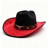 New Suede Western Cowboy Hat Popular Classic Accessories Cowboy Hat Fashion European and American Jazz Hat