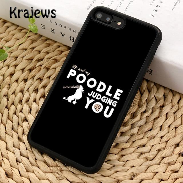 Funny Poodle Design Life Is Better With A Poodle Phone Case For iPhone 17 Air 16 15 14 Plus 11 12 13 Pro Max Coque Fundas