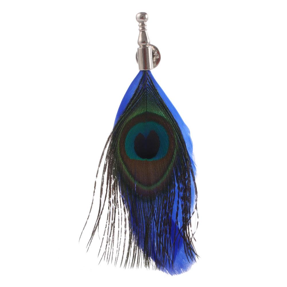 Fashion Design Unisex Wedding Feather Gift Party Jewelry Brooch Dress Suit Accessory Lapel Pins