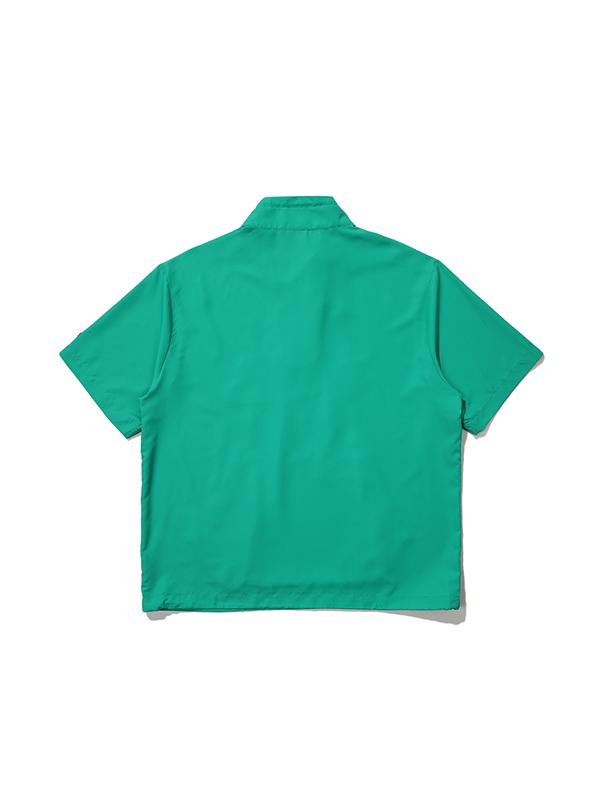Bbc Earth [Albert] Planet Embroidered Short Sleeve Anorak_Green