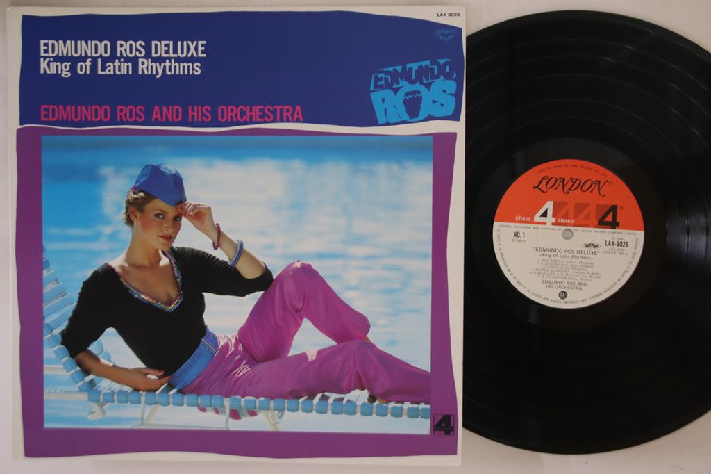Disque Vinyle EDMUNDO ROS - Edmundo Ros Deluxe LAX9026 LONDON Japon Latin Occasion
