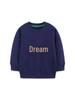 New Kids' European Style Reindeer Embroidery Sweatshirt - Round Neck Pullover for Boys