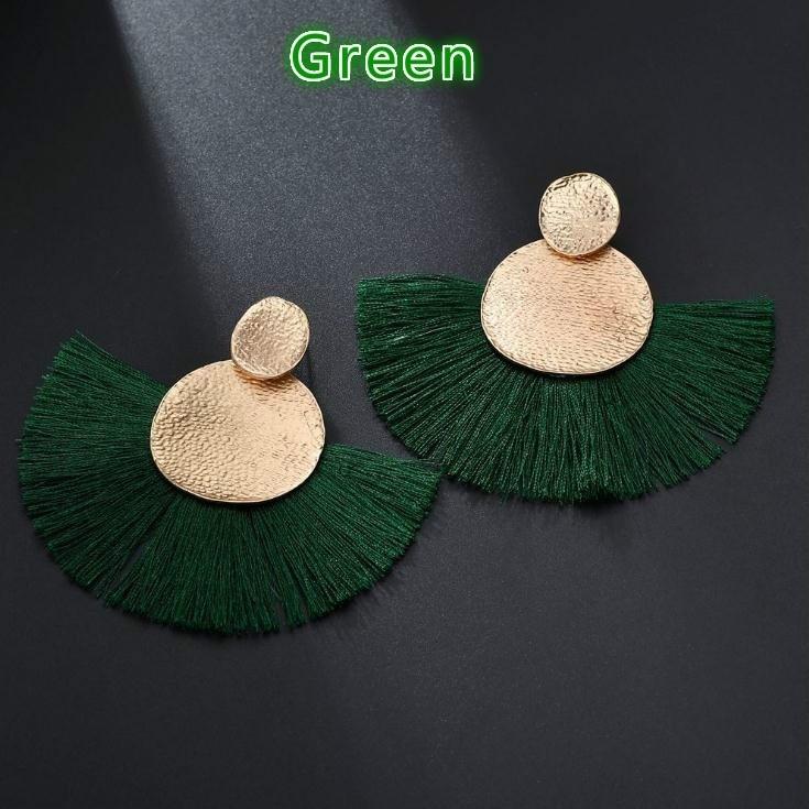 Tassel Earrings for Women Fashion Wedding Party Statement Bohemian Drop Earings Long Vintage Fringe