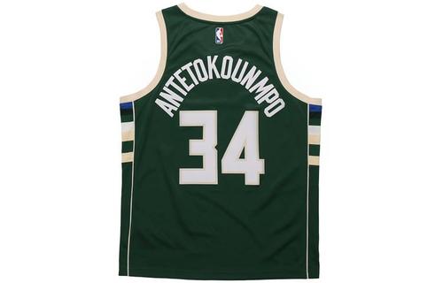 Nike Nba Milwaukee Bucks Giannis Antetokounmpo Icon Edition Jersey 864489-323