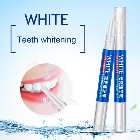 Bärbar tandblekningspenna fläckar Plackborttagning av tandvård blekningsgel