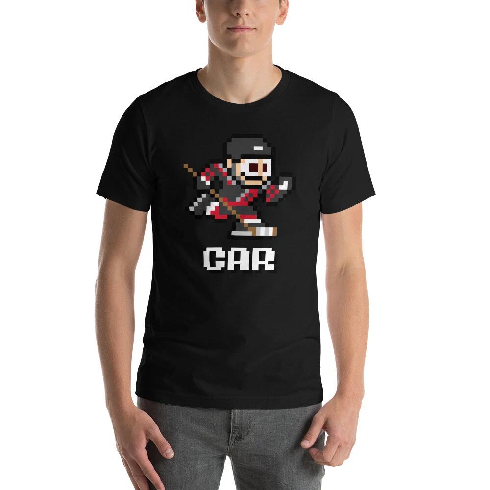 

Carolina Hurricanes NES Hockey Team Jersey 8-bit Retro Nintendo Vintage T-Shirt M
