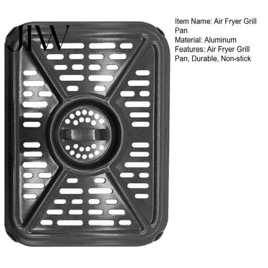 Ersatzschale für Dual-Korb Heißluftfritteuse Grillpfanne, Antihaftbeschichtete Langlebige Aluminium-Fettauffangschale, mit Gummi-Zubehörpad, Hitzekreislauf Ninja Foodi