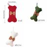 Exquisite Xmas Tree Ornament Portable Candy Stockings Creative Dog Bone Christmas Ornament  Gift