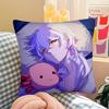 1Pc A Date With D-Death Casper Cartoon Pillow Case Fashion Square Pillowcase Bedroom Sofa Room Ins Decoration Leisure