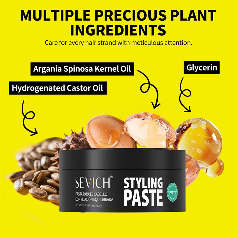 SEVICH 80 g Haarstyling-Matte-Haar-Ton. Dauerhafter Stereotyp-Matt-Ton, starker Halt, einfache Reinigung, praktisch und glatt